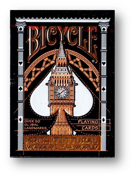 Bicycle - Architectural Wonders Playing Cards – Spielkartenshop.com