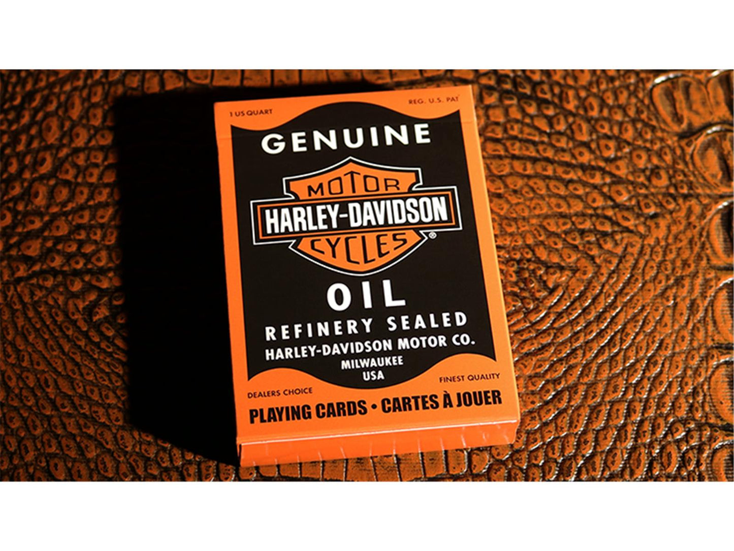 Harley Davidson Oil Playing Cards By USPCC