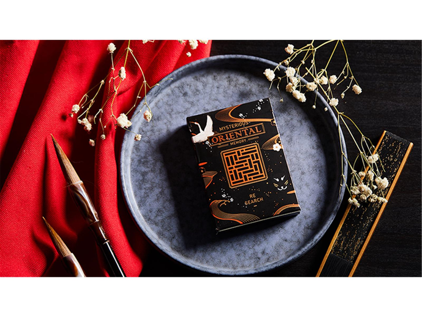 Oriental Memory Black playing Cards