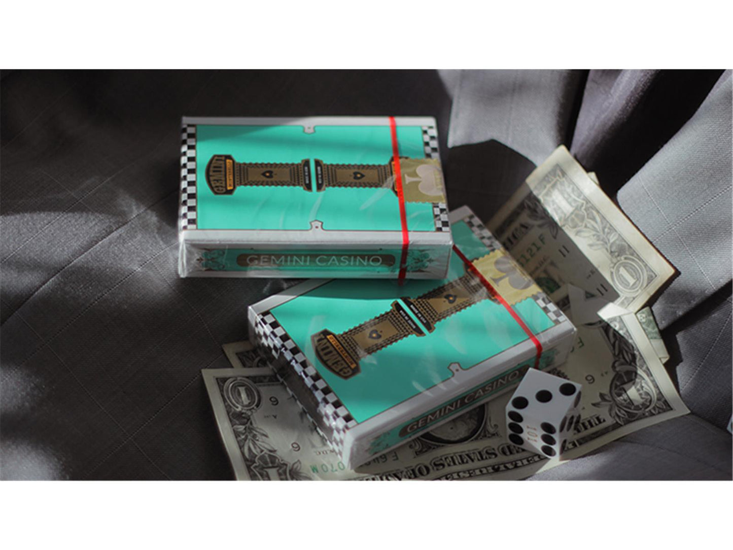 Gemini Casino Turquoise Playing Cards by Gemini