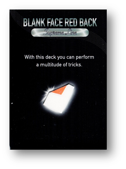 Bicycle - Supreme Line - Blank face/Red back