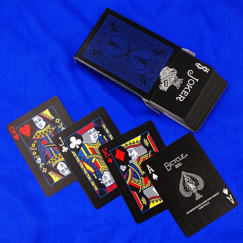 Bicycle Reverse (Blue & Black)