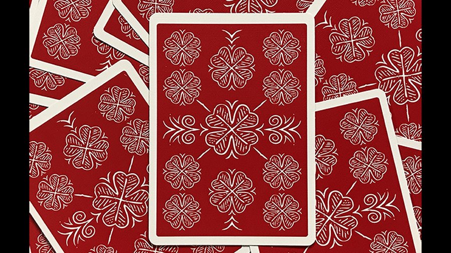 Choice Cloverback (Red) Playing Cards