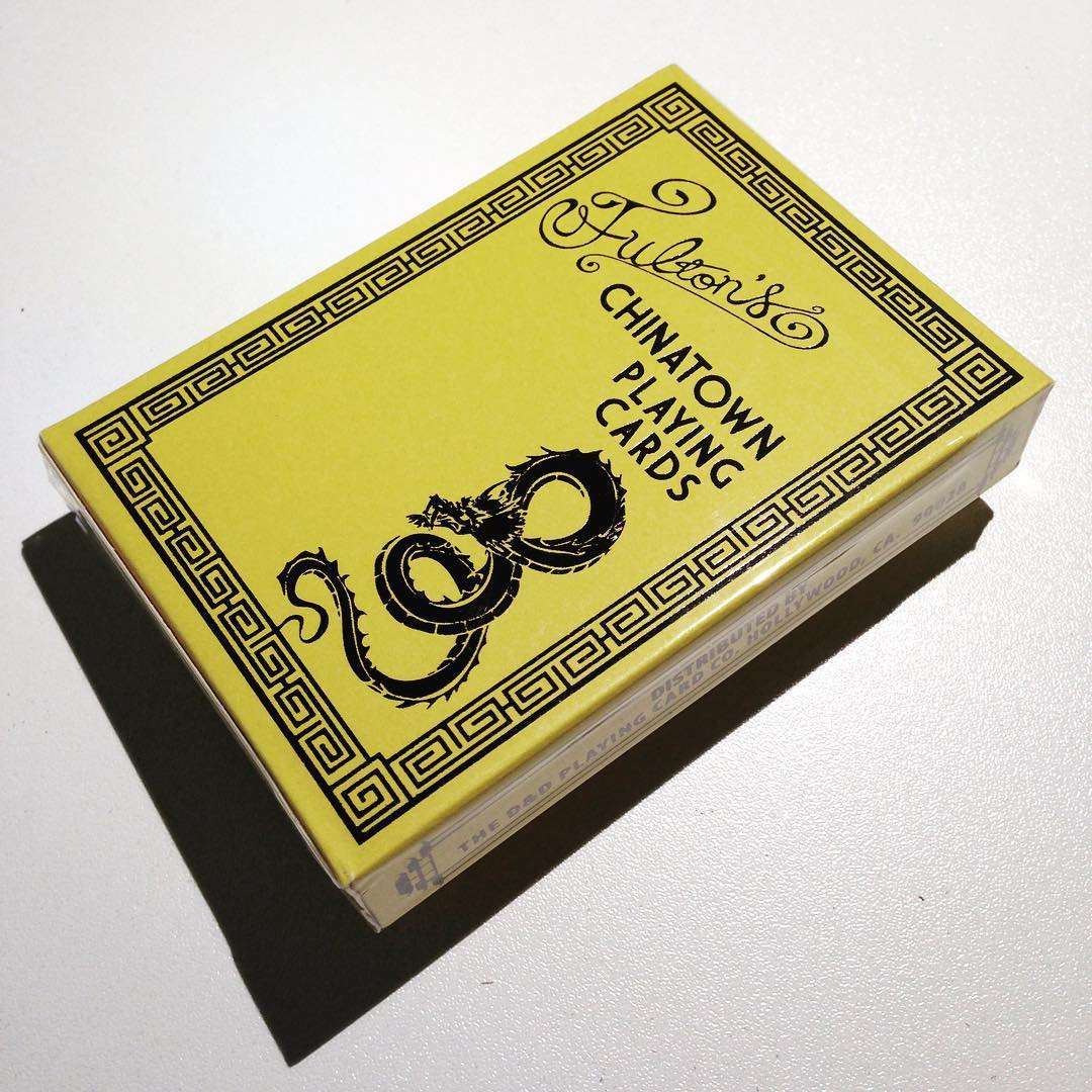 Fulton's China Town Playing Card - Game of Death