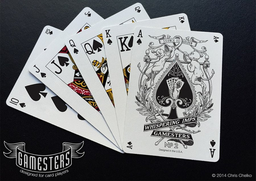 Gamesters Standard Edition Playing Cards (Black)