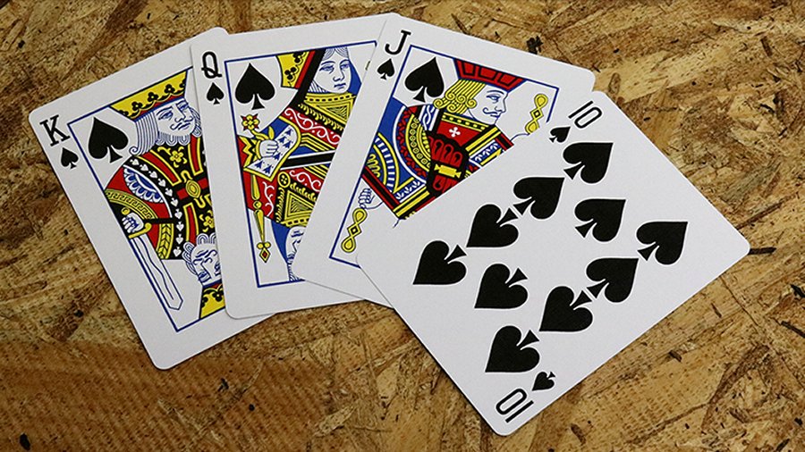 Bicycle Maiden Back (Blue) Playing Cards