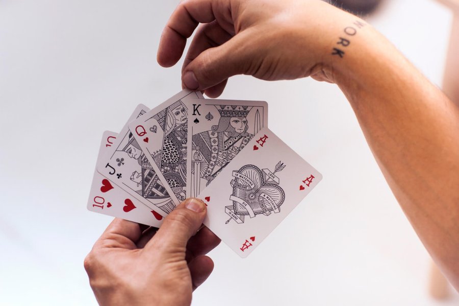 Green Deck of Playing Cards by MISC GOODS