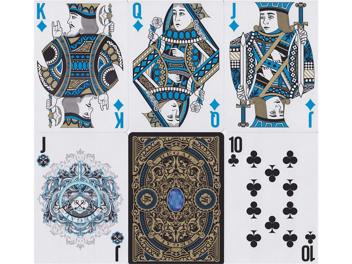 Regal Blue Playing Cards