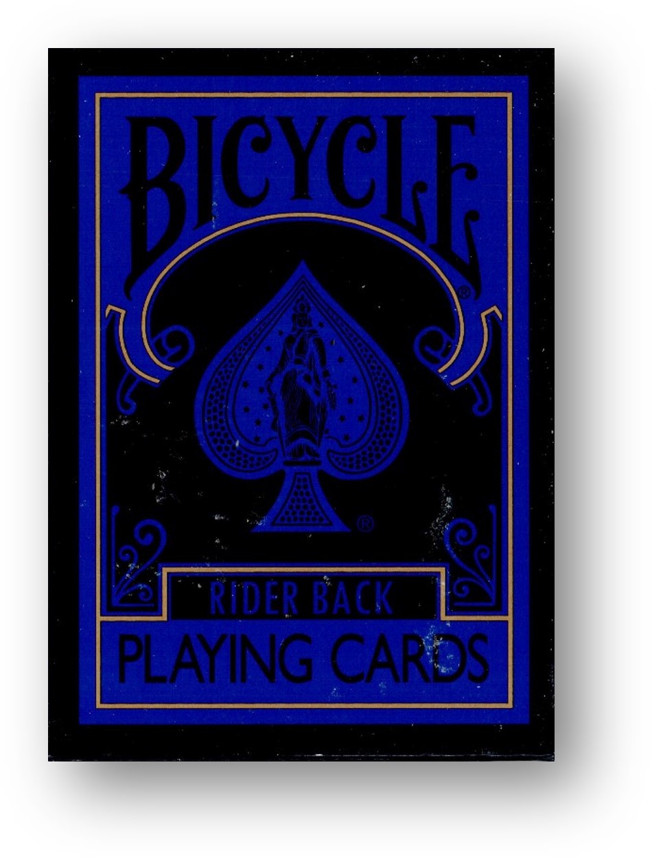 Bicycle - Reverse (Blue & Black) – Spielkartenshop.com