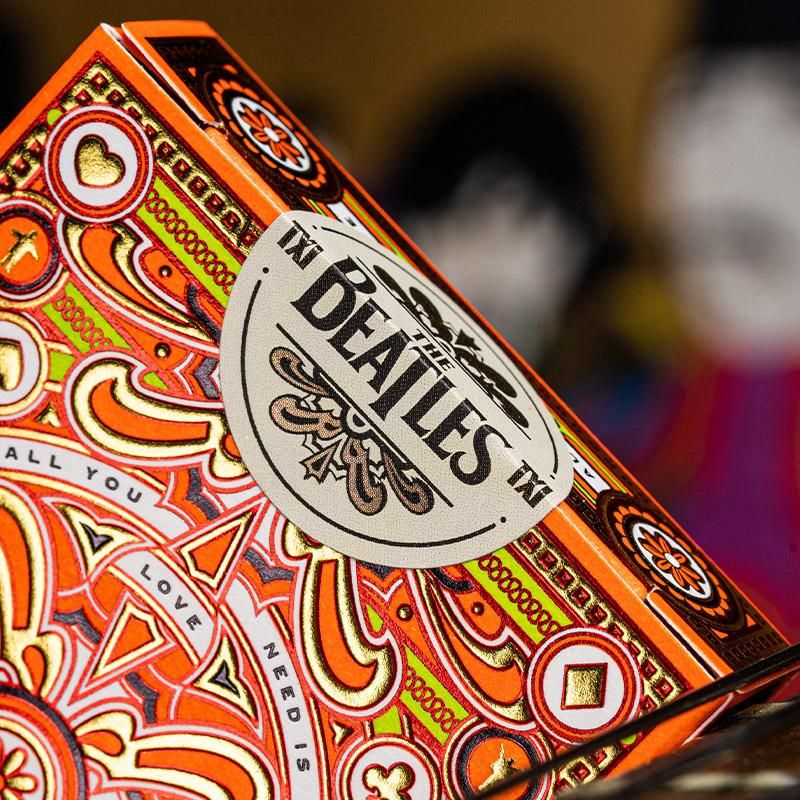 The Beatles Playing Cards – Orange