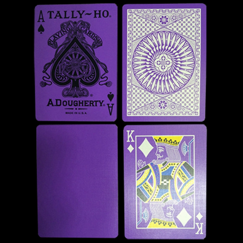 Tally Ho Reverse Circle back (Purple) Limited Ed. by Aloy Studios