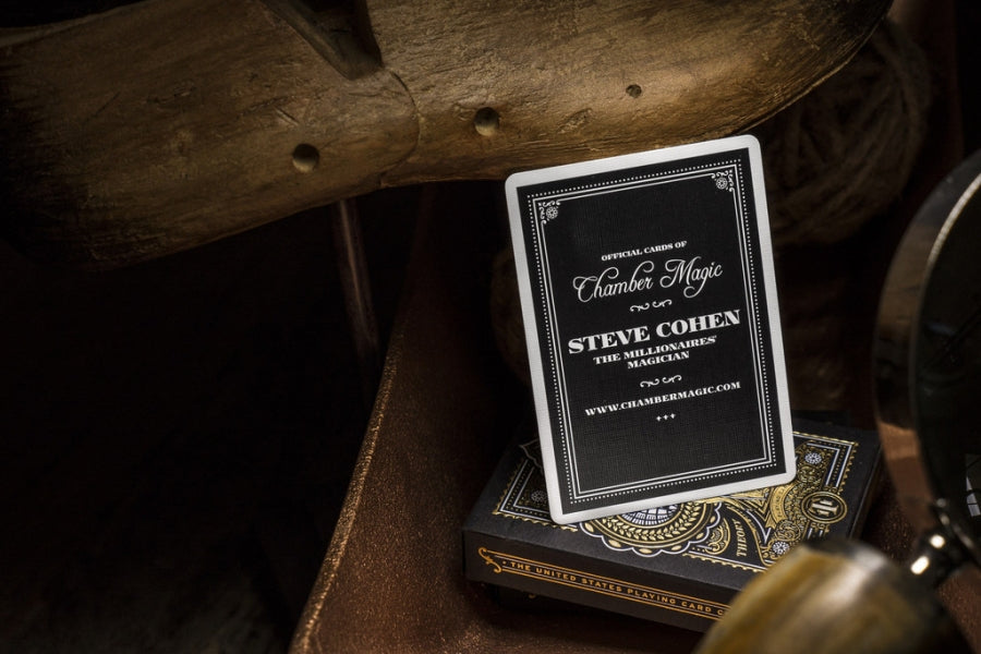 Tycoon (Black) Playing Cards by Theory11