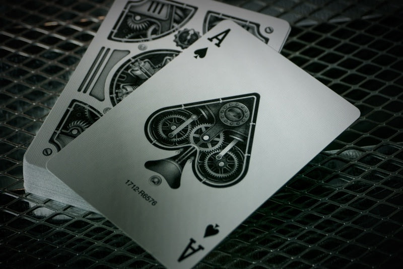 Steampunk Deck Silver Playing Cards by Theory11