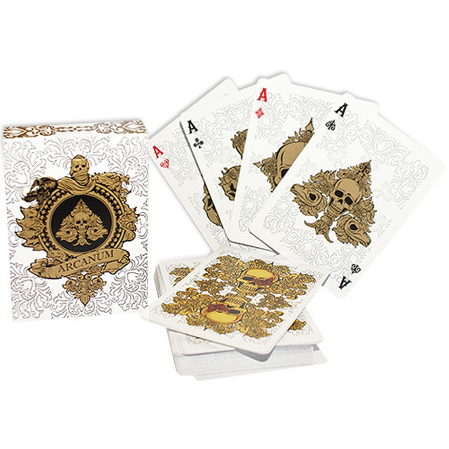 Arcanum White Playing Cards
