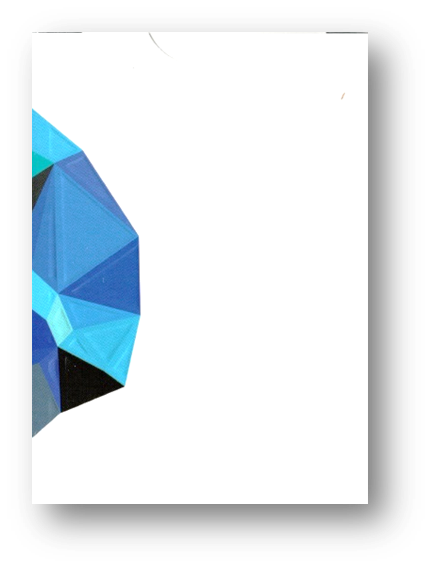 Memento Mori Blue Playing Cards