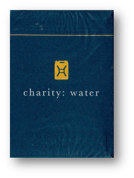 charity: water blue Playing Cards by Theory11