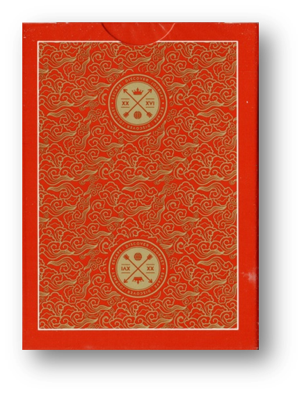 VISA Playing Cards RED
