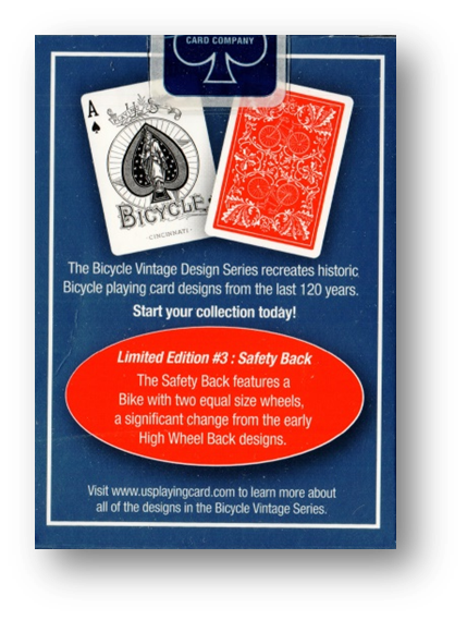 Vintage Safety Back ROT - Ohio Made Blue Seal - Bicycle