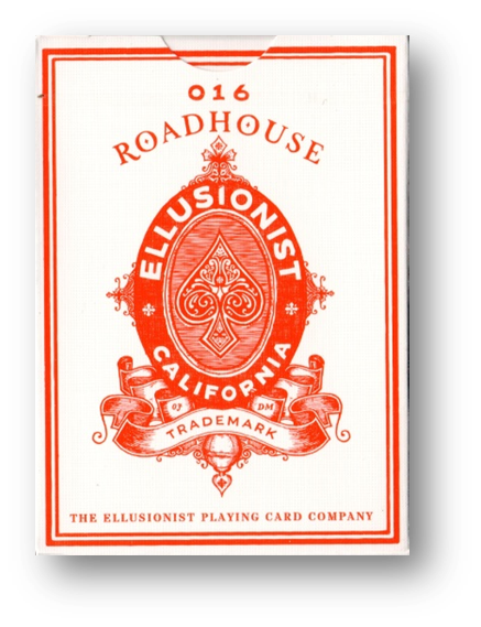 Roadhouse Red Poker Deck by Ellusionist