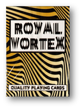 Royal Vortex Gold Foil Playing Cards Gemaco ULTRA RARE !