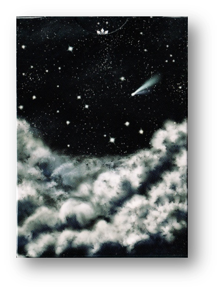 Black Flower Playing Cards by Jack Nobile