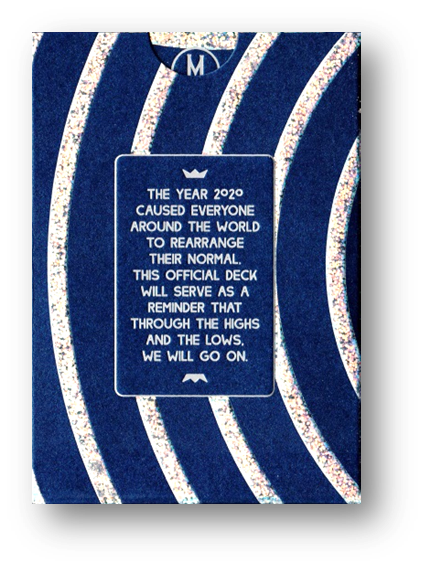 Marvelous Silver Twenty Twenty Playing Cards