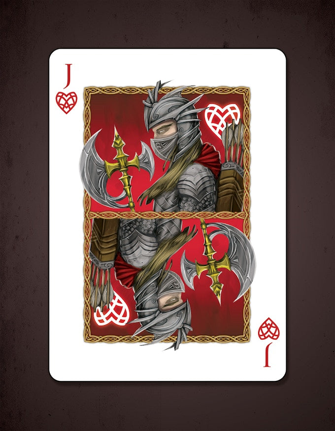 Bicycle Elves and Orcs Deck by Nat Iwata