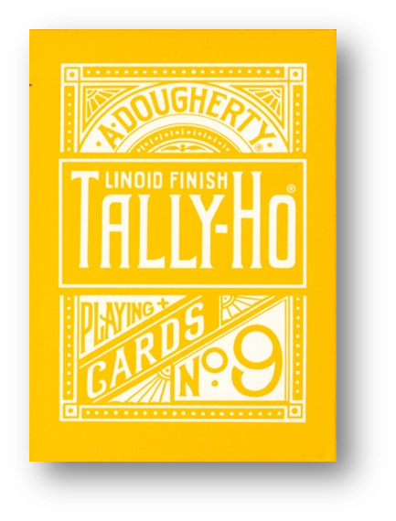 Tally Ho Reverse Fan back (Yellow) Limited Ed. by Aloy Studios