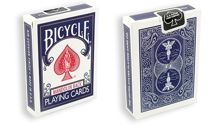 Mandolin Playing Cards Blau