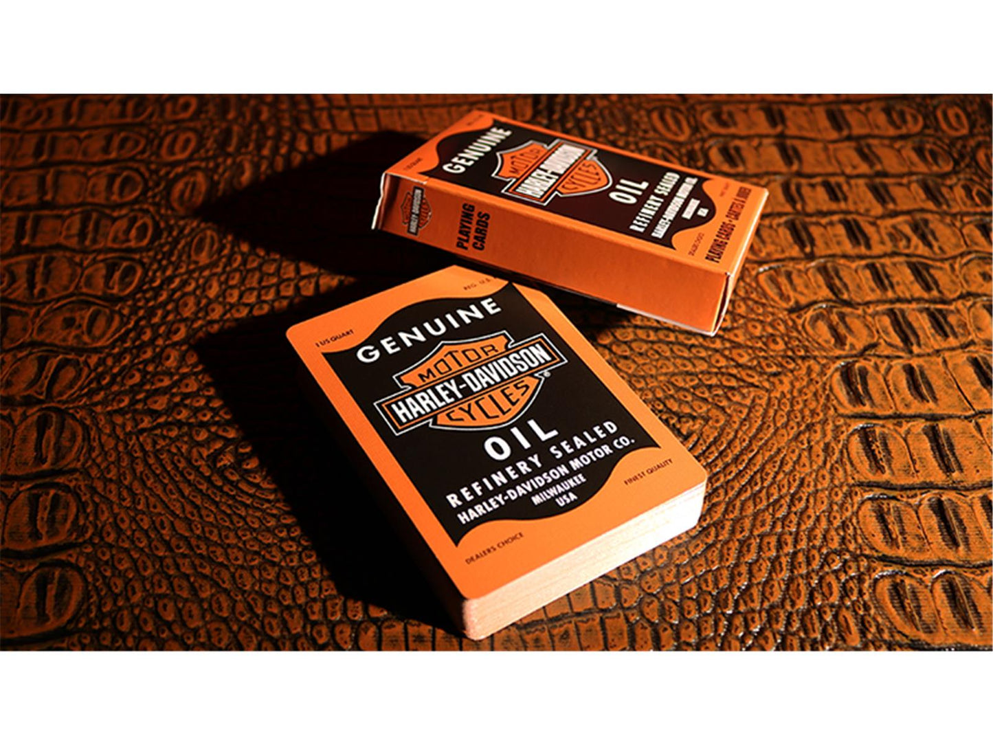 Harley Davidson Oil Playing Cards By USPCC