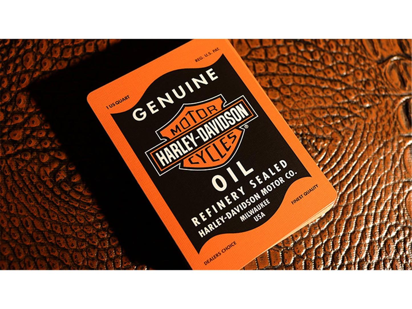 Harley Davidson Oil Playing Cards By USPCC