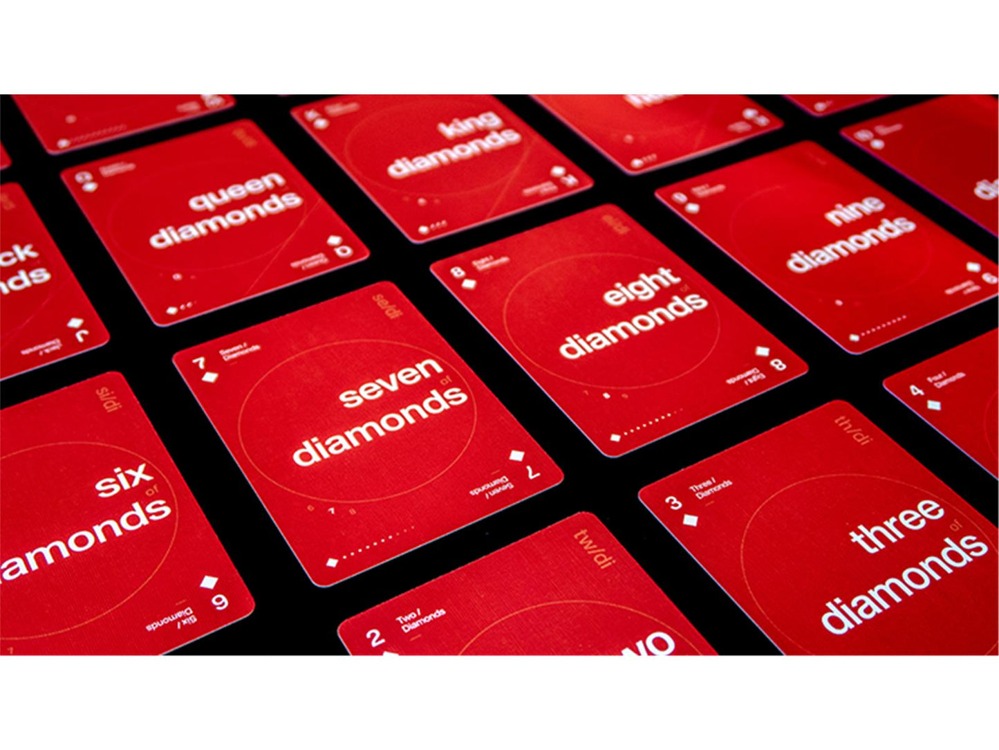 Grid Series Two - Typographic Playing Cards