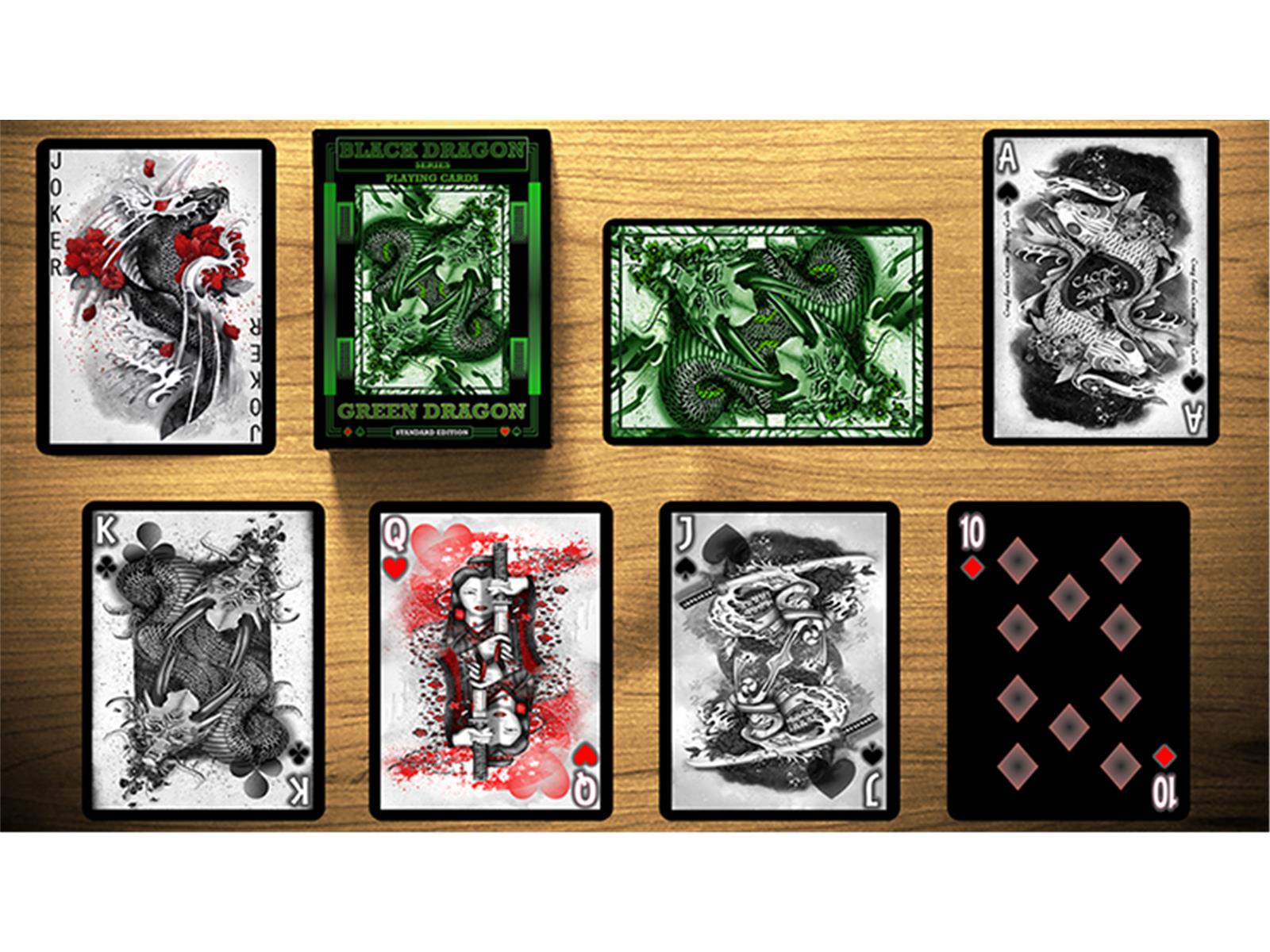 Green Dragon Playing Cards (Standard Edition) by Craig Maidment