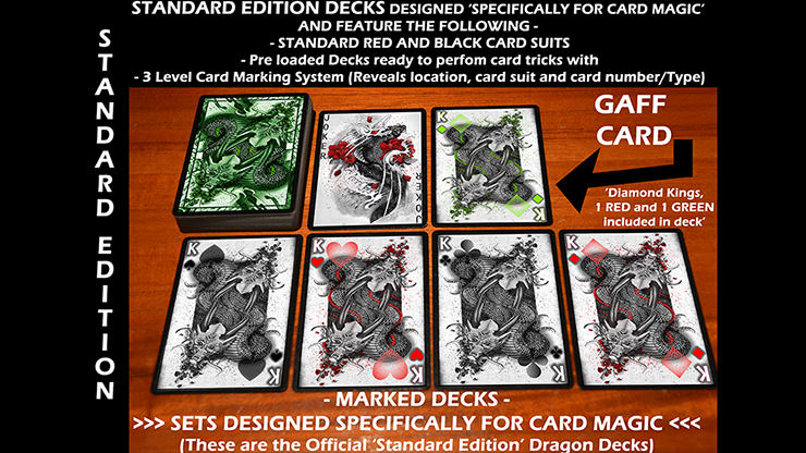 Green Dragon Playing Cards (Standard Edition) by Craig Maidment