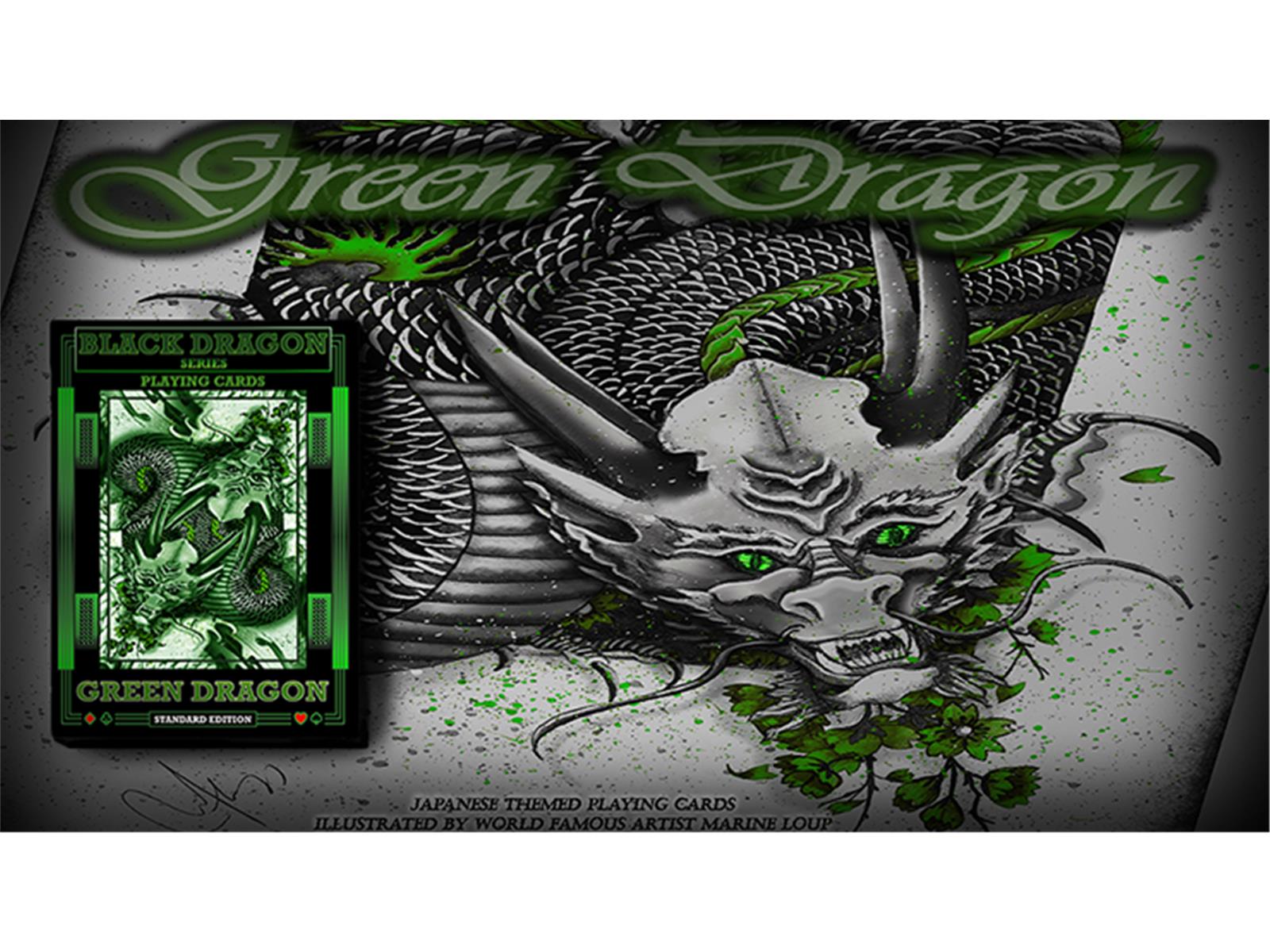 Green Dragon Playing Cards (Standard Edition) by Craig Maidment