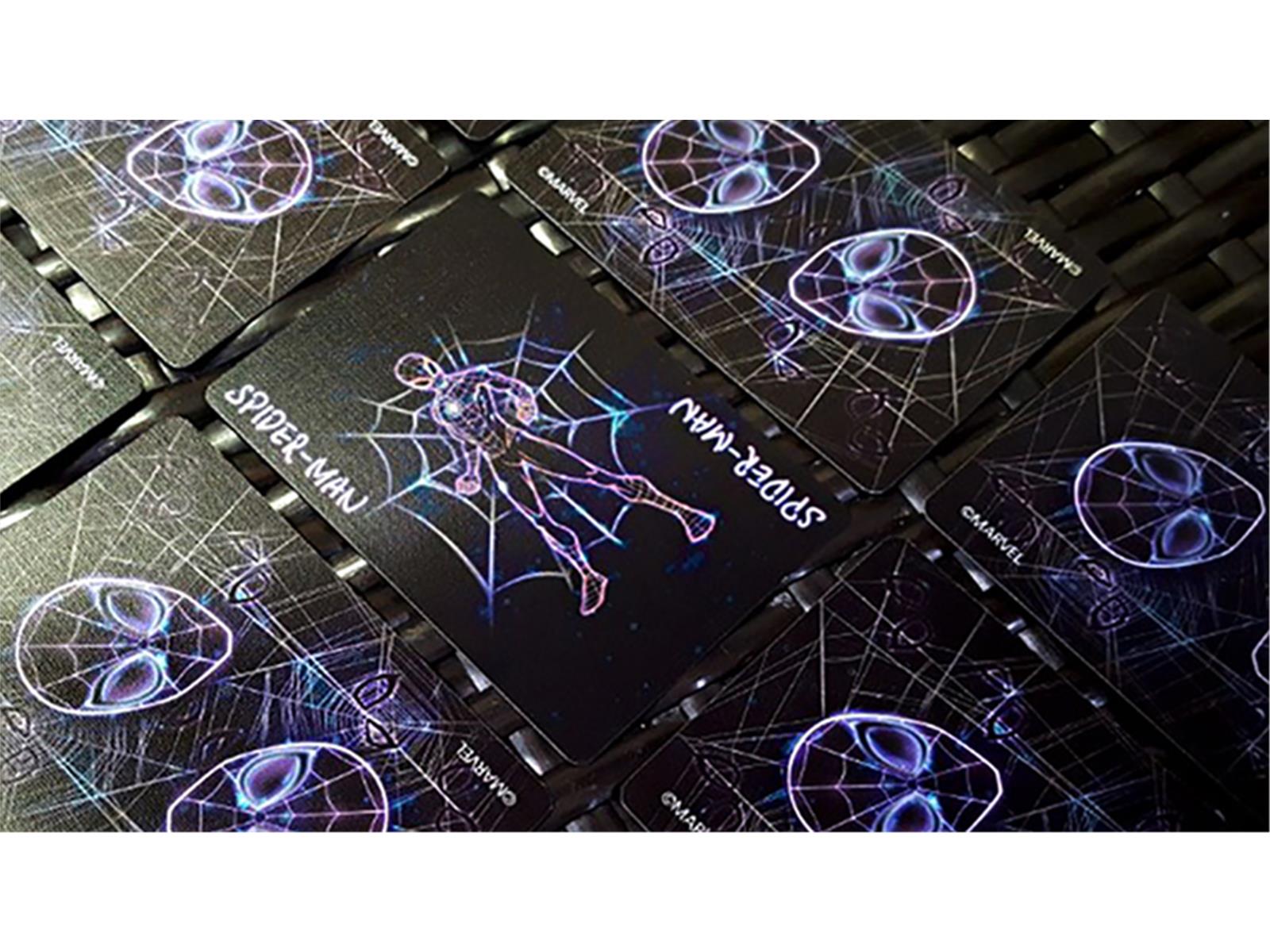 Avengers Spider-Man Neon Playing Cards