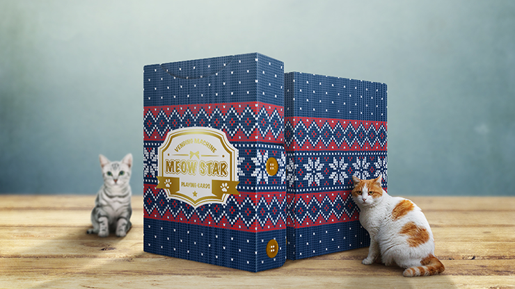 Meow Star (Knitted Sweater) Playing Cards by Bocopo