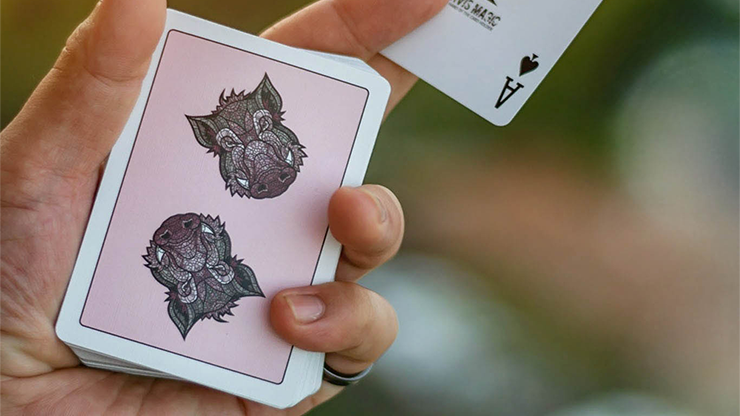 Wild Reserve: Pink Boar Playing Cards
