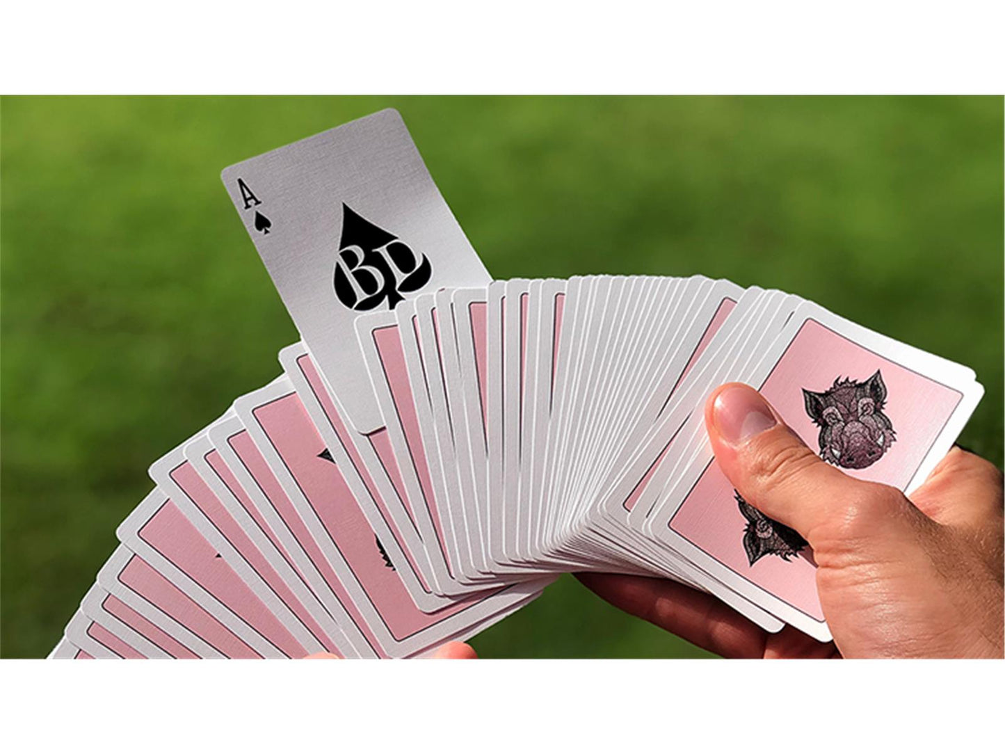 Wild Reserve: Pink Boar Playing Cards