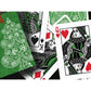 Paisley Metallic Green Christmas Playing Cards by Dutch Card House Company