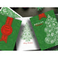 Paisley Metallic Green Christmas Playing Cards by Dutch Card House Company