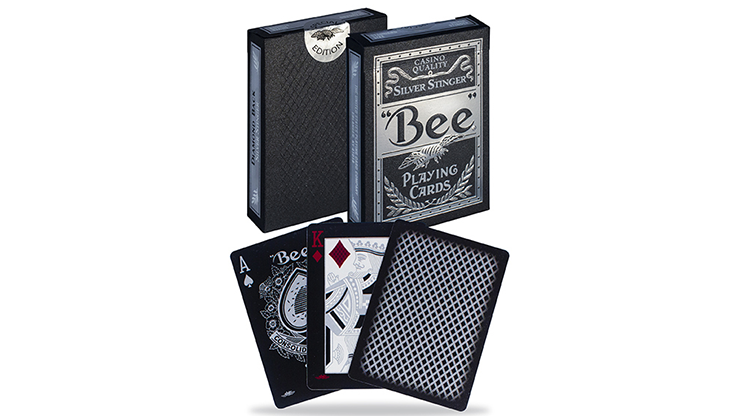 Bee Silver Stinger Playing Cards by USPCC
