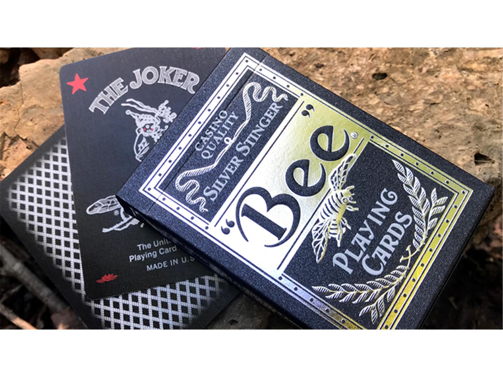 Bee Silver Stinger Playing Cards by USPCC