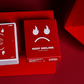 Keep Smiling Red V2 Playing Cards by Bocopo