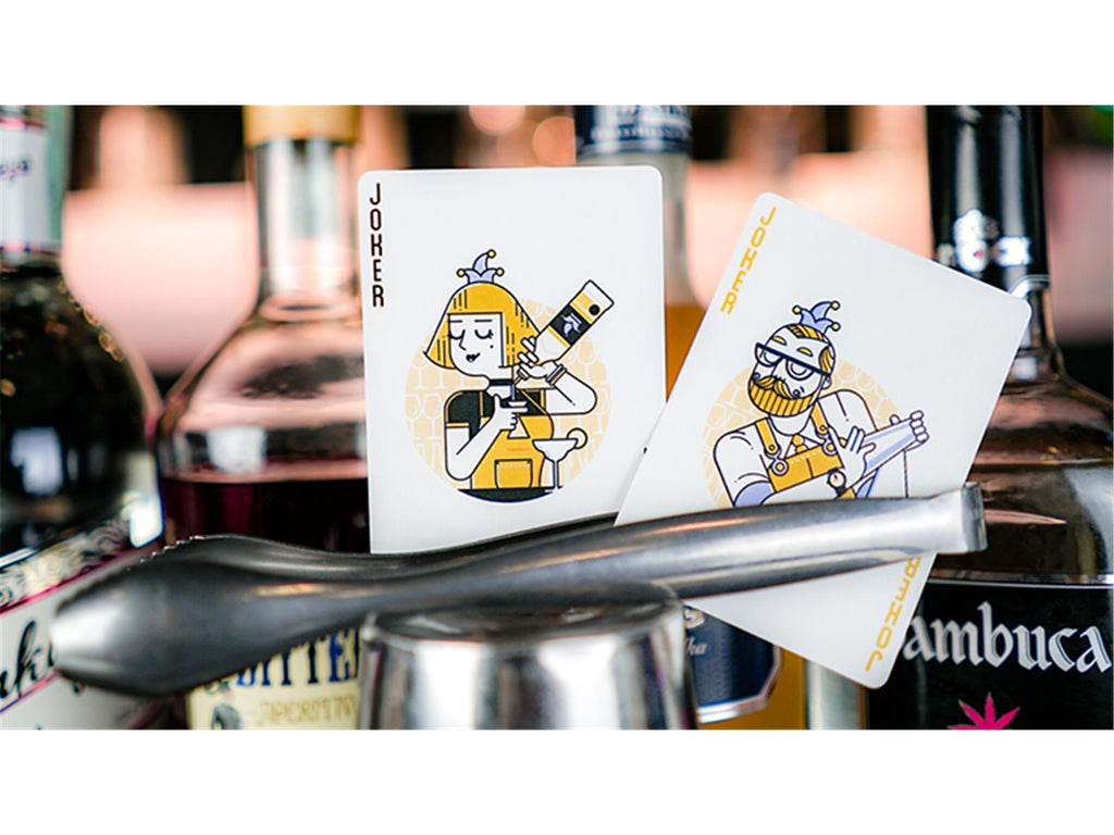 Nightclub Champagne Edition Playing Cards by Riffle Shuffle