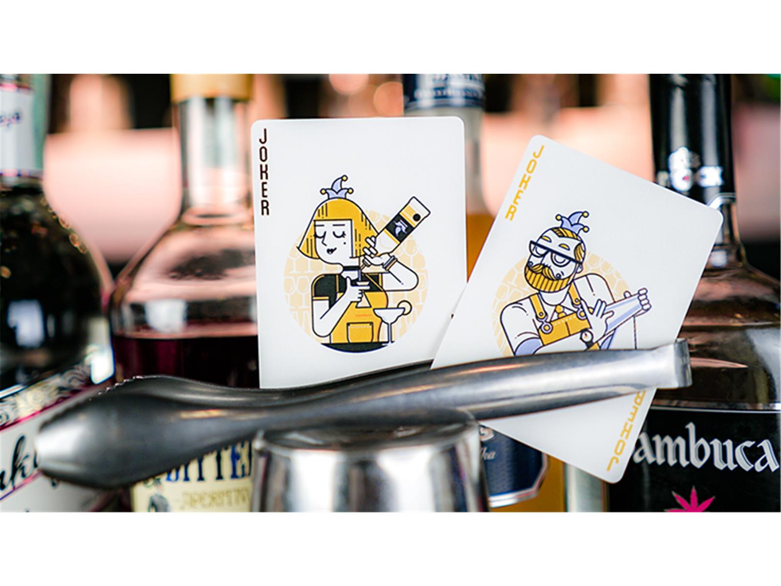 Nightclub Champagne Edition Playing Cards by Riffle Shuffle