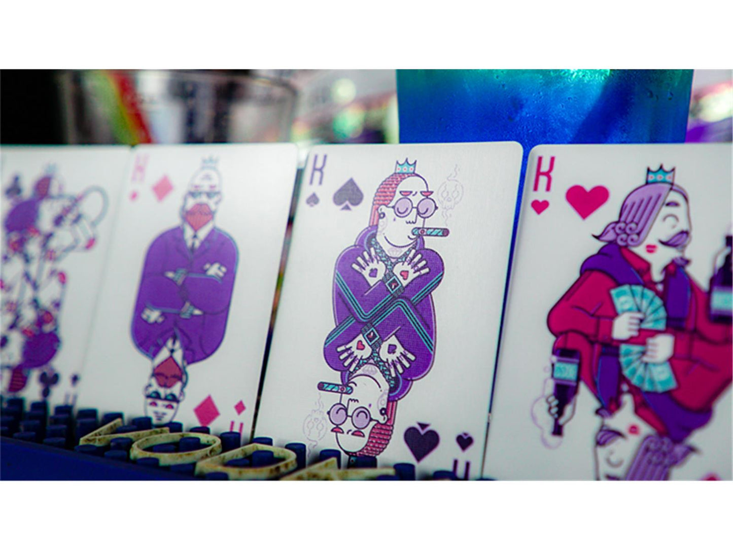 Nightclub UV Edition Playing Cards by Riffle Shuffle