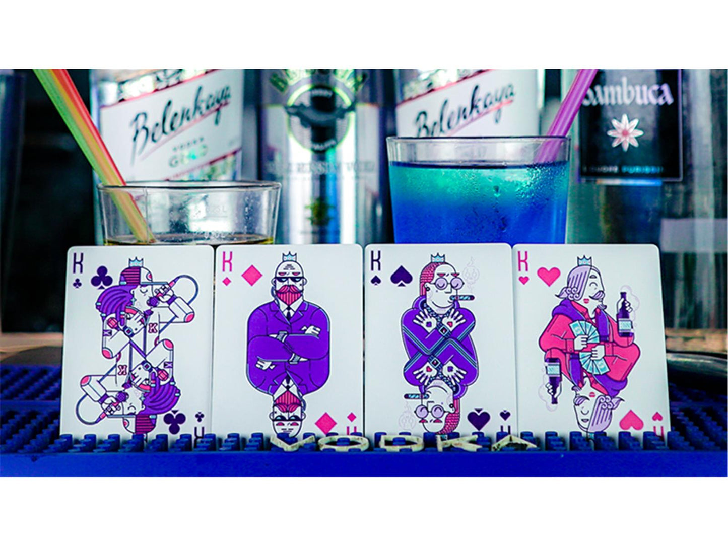 Nightclub UV Edition Playing Cards by Riffle Shuffle
