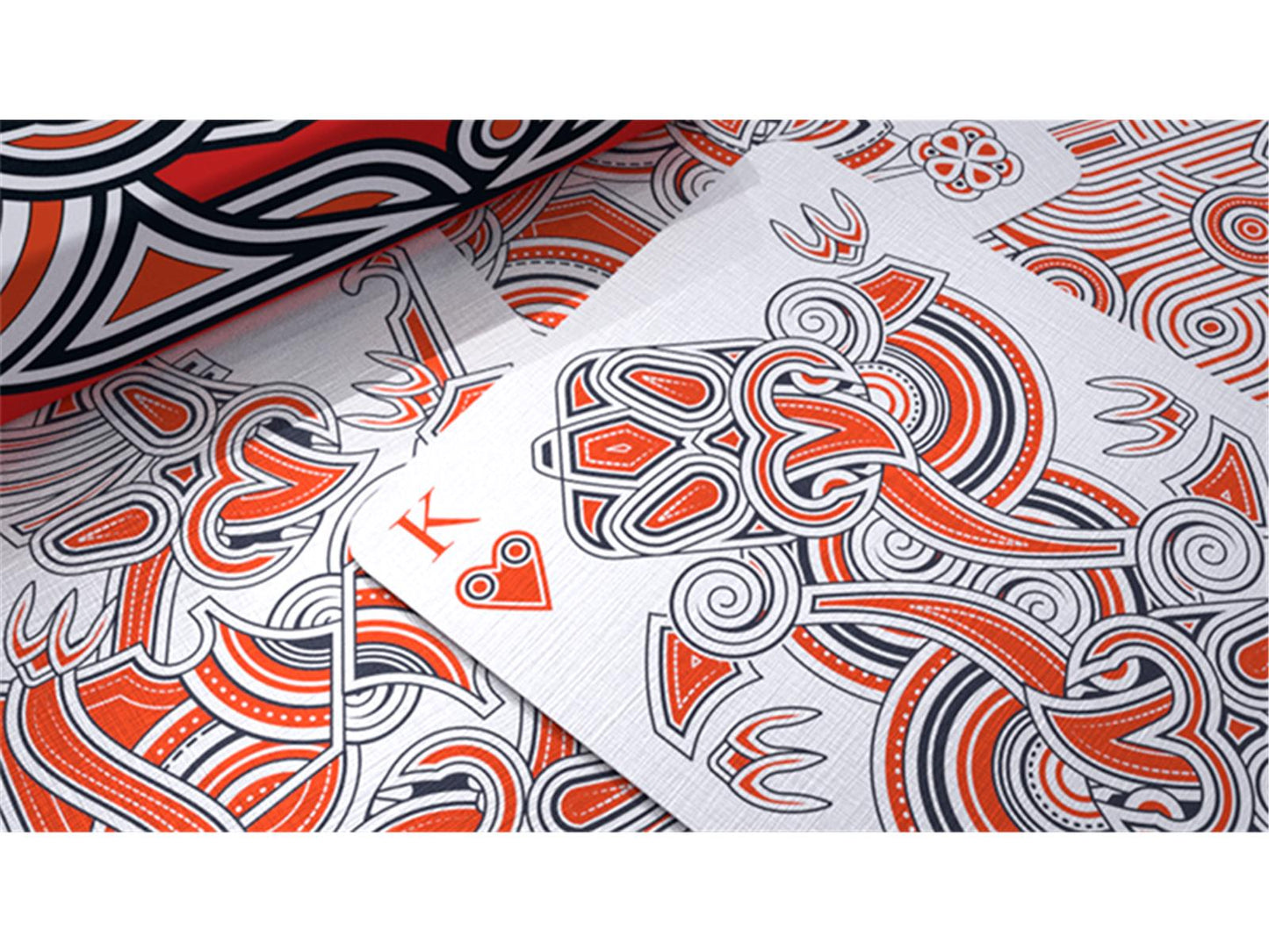 Hello Tiki (Red) Playing Cards