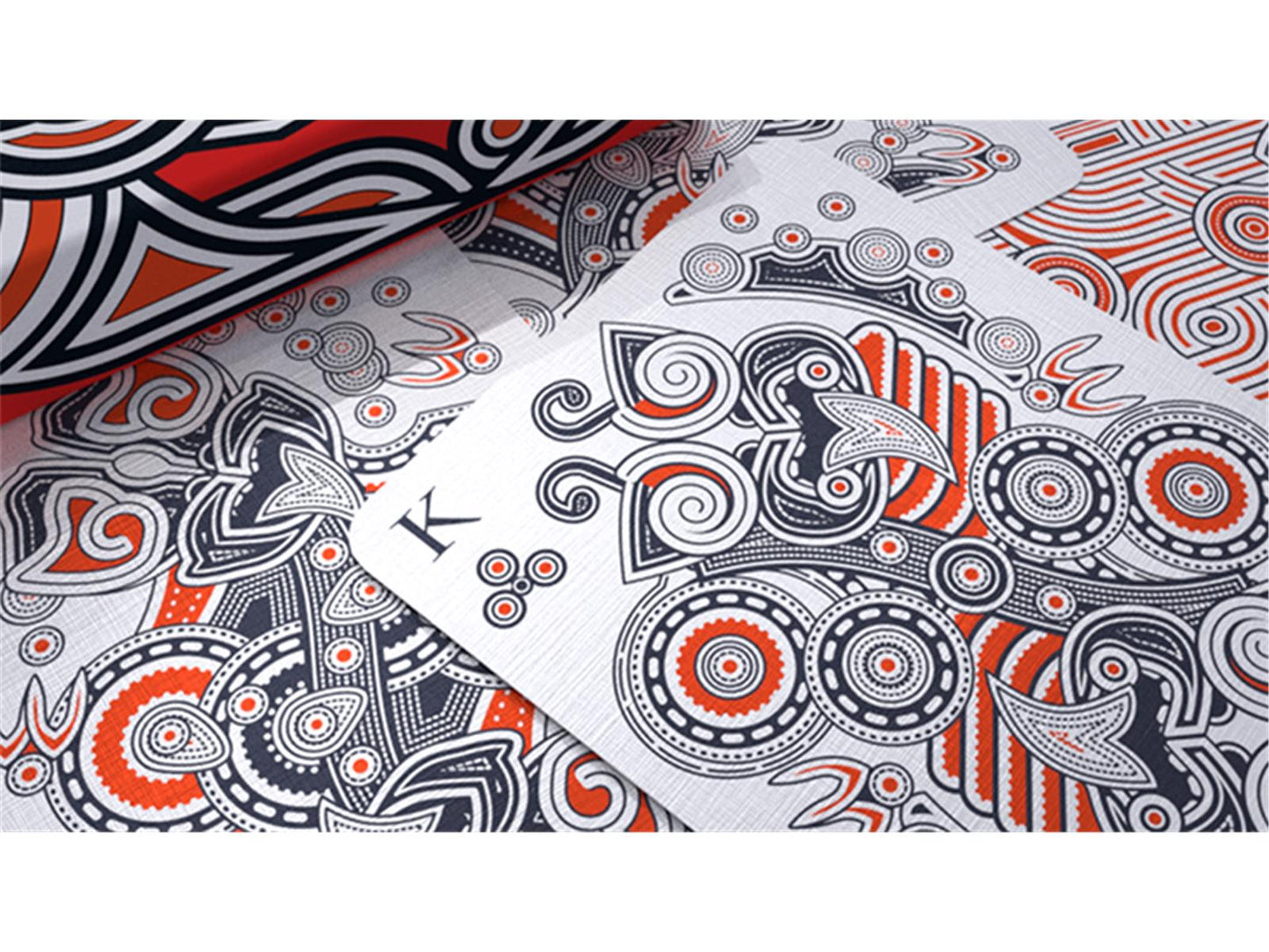 Hello Tiki (Red) Playing Cards